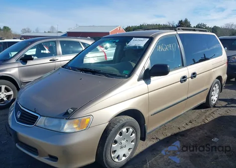 2001 Honda Odyssey Lx z USA, uszkodzony, nr VIN 2HKRL18541H574187